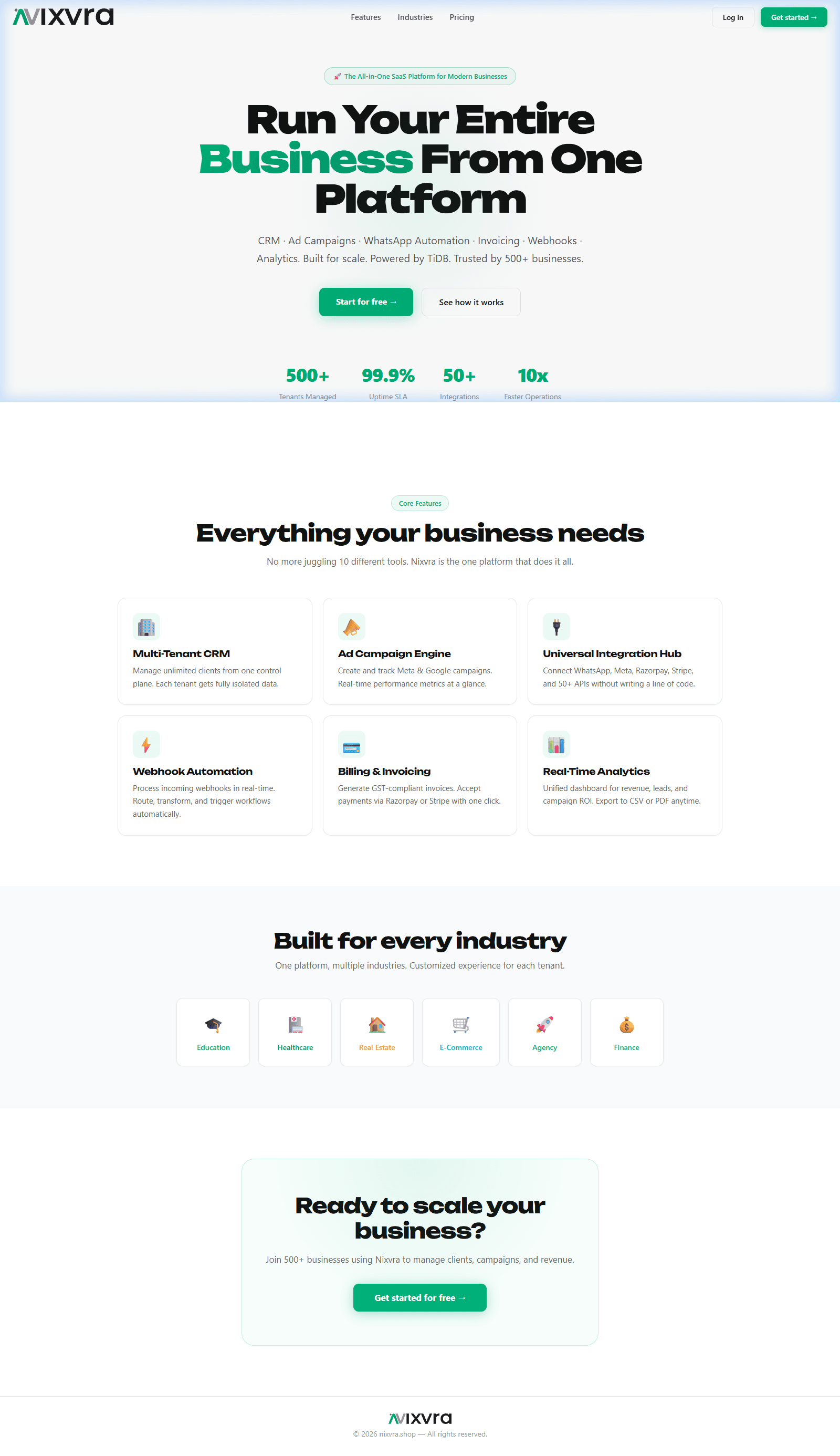 Nixvra Shop